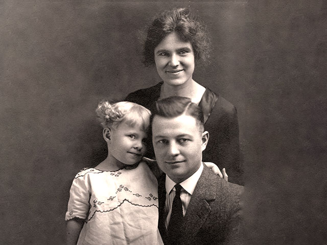 Olene, Ethel and Olin Lougheed